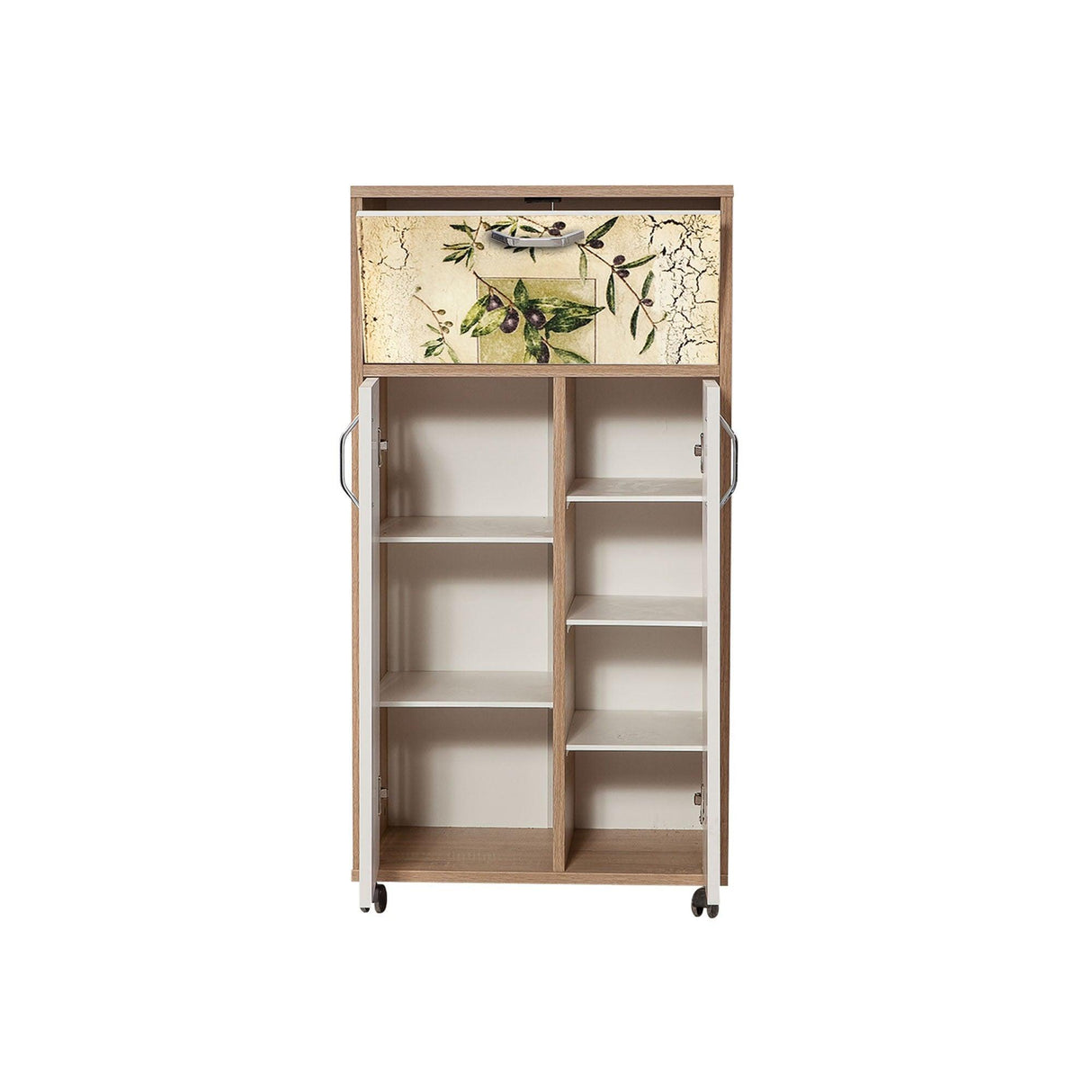 DULAP MULTIFUNCTIONAL Kiler - Multi Purpose Cabinet 3, Crem, 116x36x60 cm