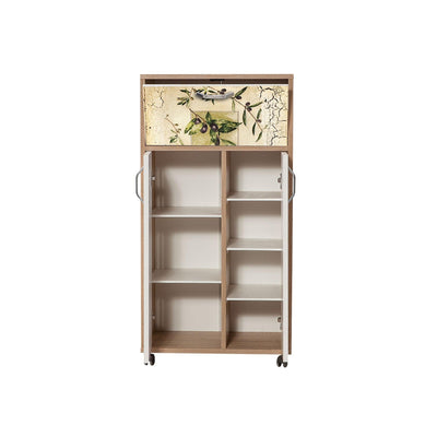 DULAP MULTIFUNCTIONAL Kiler - Multi Purpose Cabinet 3, Crem, 116x36x60 cm