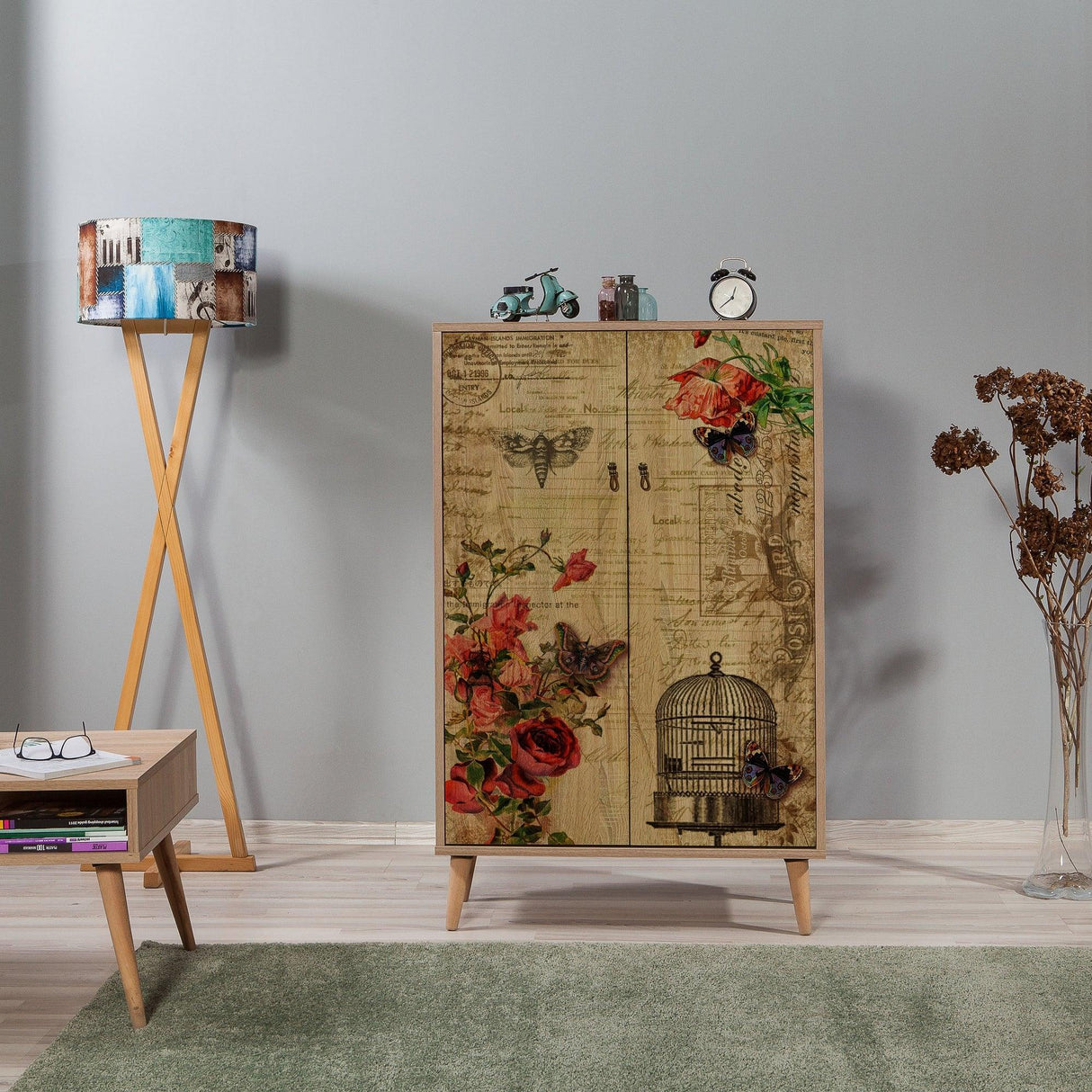 DULAP MULTIFUNCTIONAL Multibox -Multi Purpose Cabinet 15, Stejar Sonoma, 127x36x80 cm