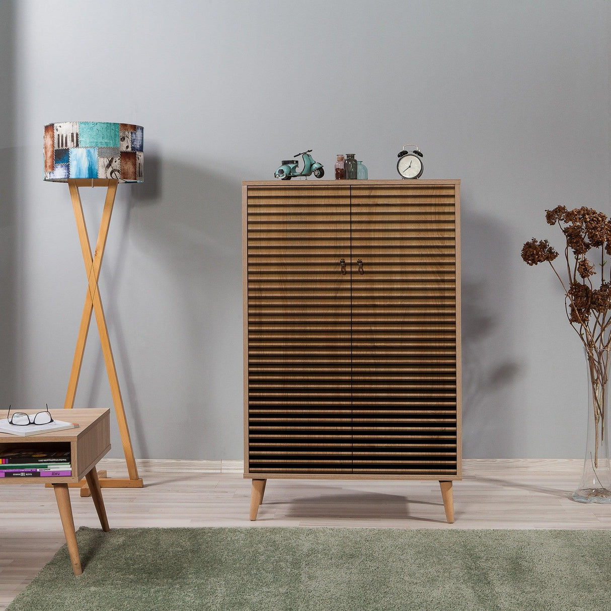 DULAP MULTIFUNCTIONAL Multibox -Multi Purpose Cabinet 6, Stejar Sonoma, 127x36x80 cm