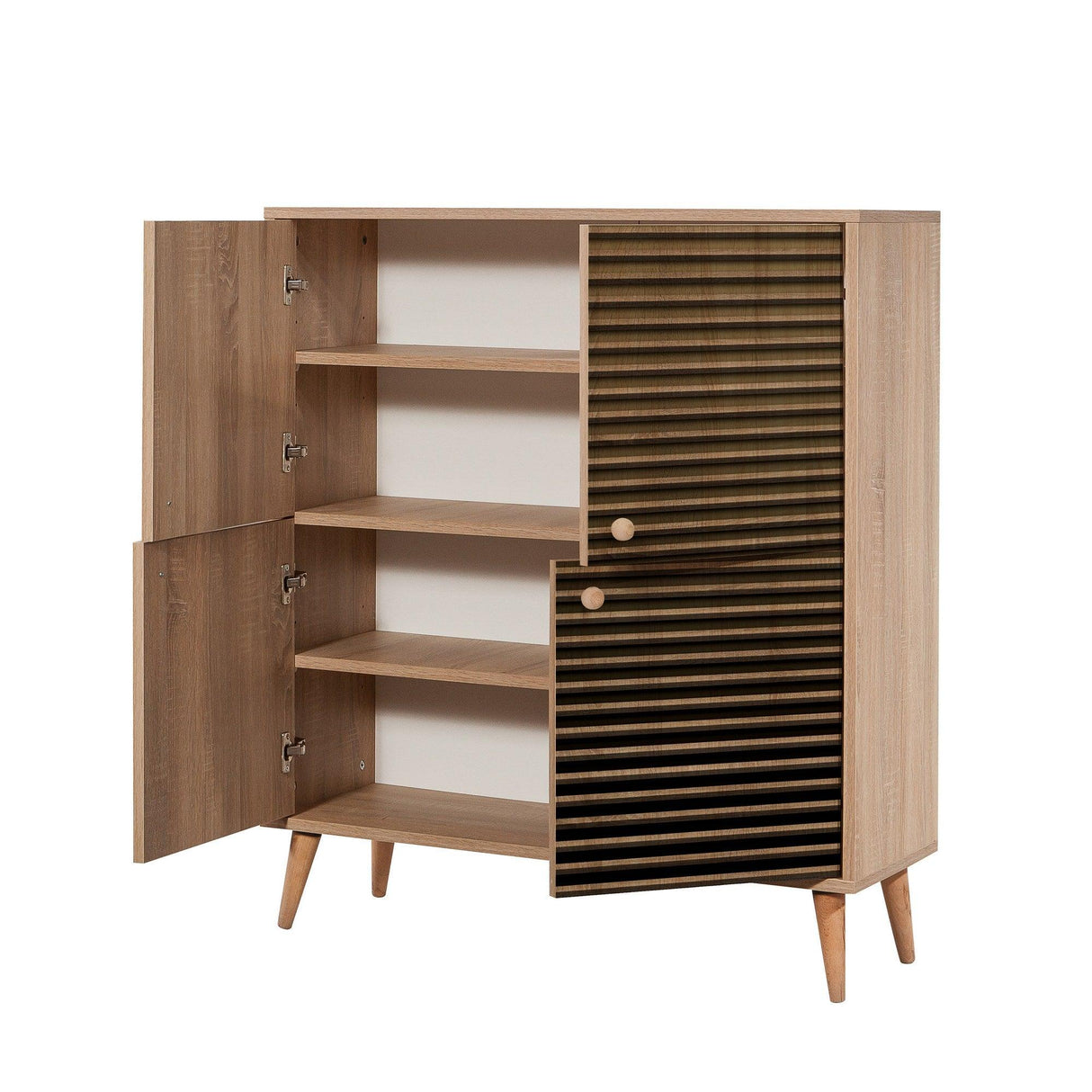 DULAP MULTIFUNCTIONAL MULTİLÜX-120 Multi Purpose Cabinet 6, Stejar Sonoma, 111x36x95 cm