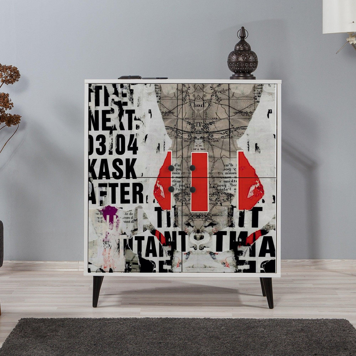 DULAP MULTIFUNCTIONAL Multilüx Multi Purpose Cabinet 1, Alb, 111x36x95 cm