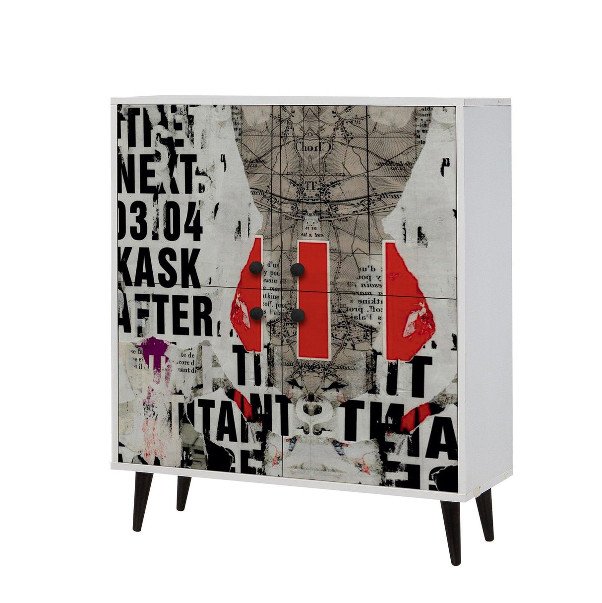 DULAP MULTIFUNCTIONAL Multilüx Multi Purpose Cabinet 1, Alb, 111x36x95 cm