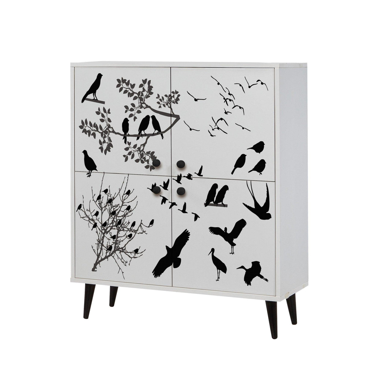 DULAP MULTIFUNCTIONAL Multilüx Multi Purpose Cabinet 3, Alb, 111x36x95 cm