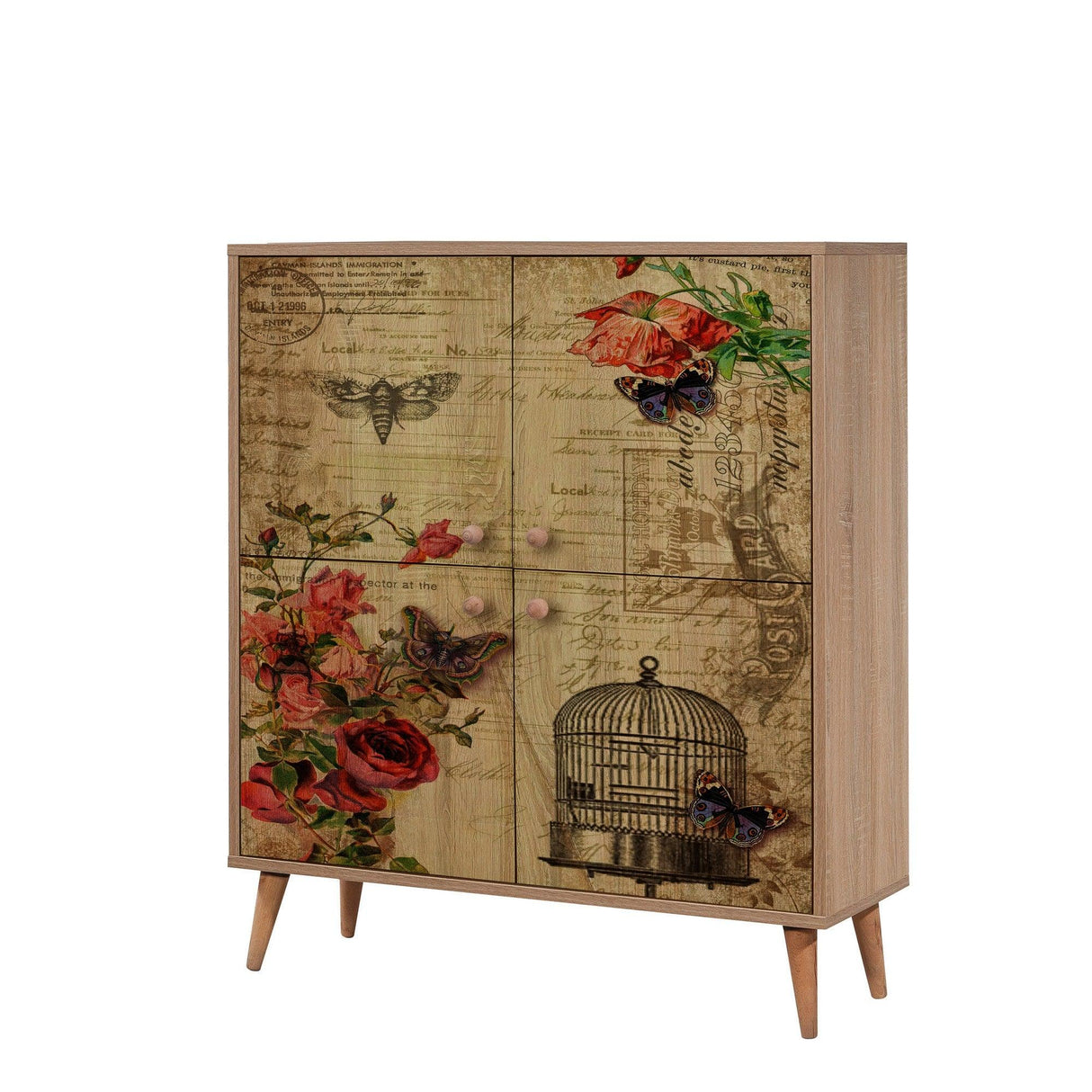 DULAP MULTIFUNCTIONAL Multilüx Multi Purpose Cabinet 8, Stejar Sonoma, 111x36x95 cm
