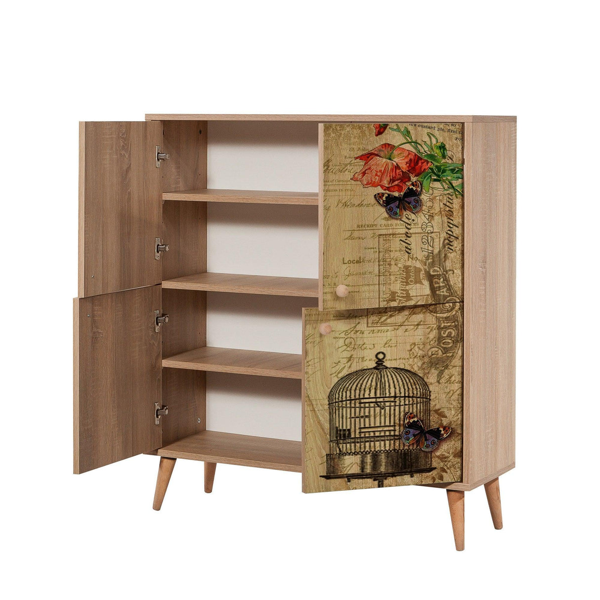 DULAP MULTIFUNCTIONAL Multilüx Multi Purpose Cabinet 8, Stejar Sonoma, 111x36x95 cm