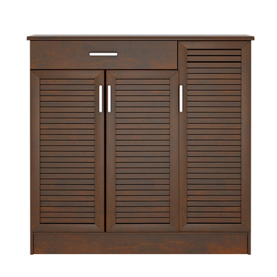 Dulap pantofi Sante 30 perechi, nuc, 120x37x123 cm, foto produs 6