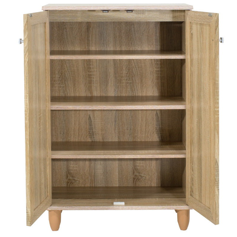 Dulap pantofi Santi, 10 - 12 perechi, Sonoma, 60x35x92 cm