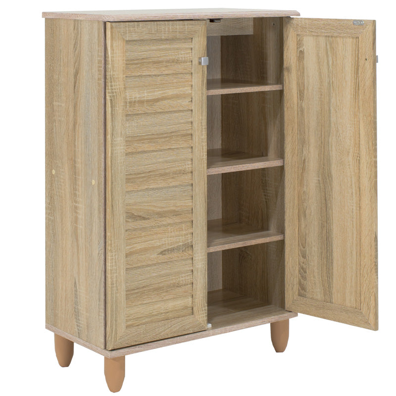 Dulap pantofi Santi, 10 - 12 perechi, Sonoma, 60x35x92 cm