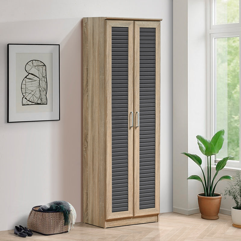 Pantofar Sante Pakketo, sonoma - maro - nuc - alb - antracit, 60x37x183 cm - Stejar