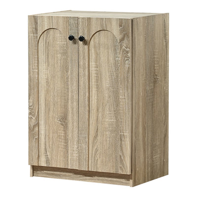 Dulap pentru pantofi cu functie de organizare, Ambera, lemn, sonoma, 60x36x81 cm, imagine suplimentara