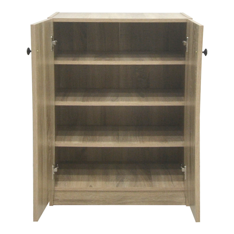 Dulap pentru pantofi cu functie de organizare, Ambera, lemn, sonoma, 60x36x81 cm