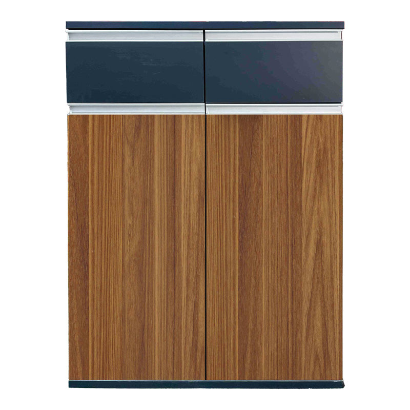 Set De Mobilier De Birou Dulap profesional pentru birou Oscar, Lemn cu nuante nuc-antracit, 80x40x120 cm