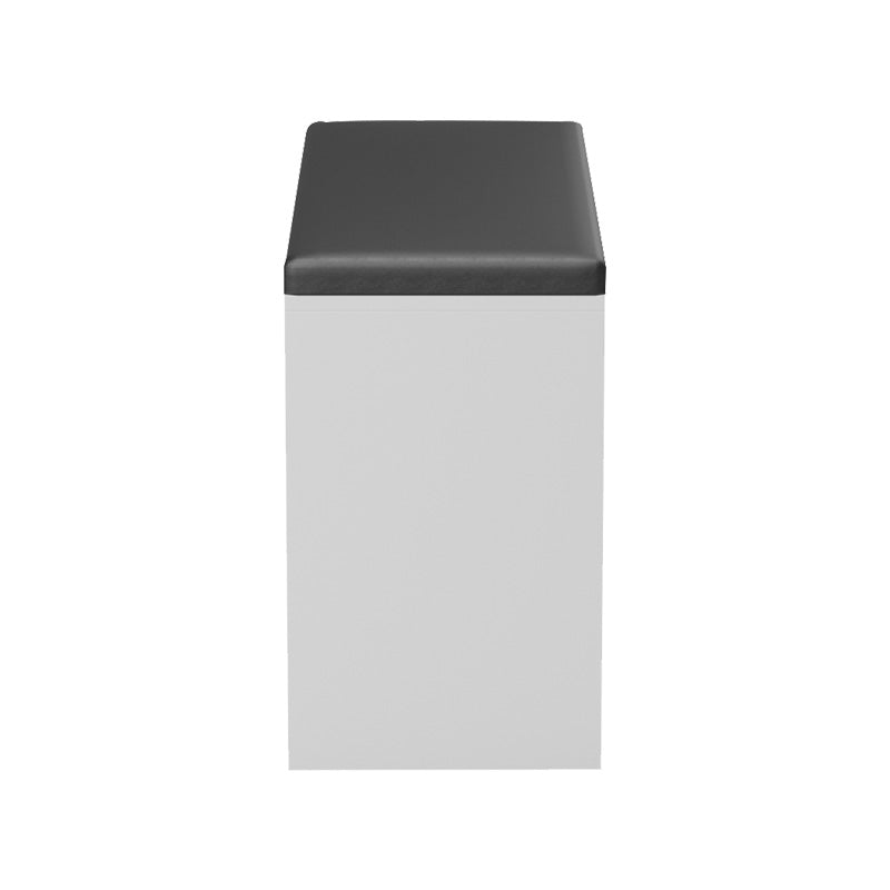 Dulap pentru pantofi cu scaun Deboule, 90x30x46 cm - Alb