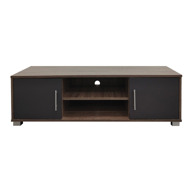 Dulap TV Serank, Lemn, Stejar-Antracit, 120x40x40 cm
