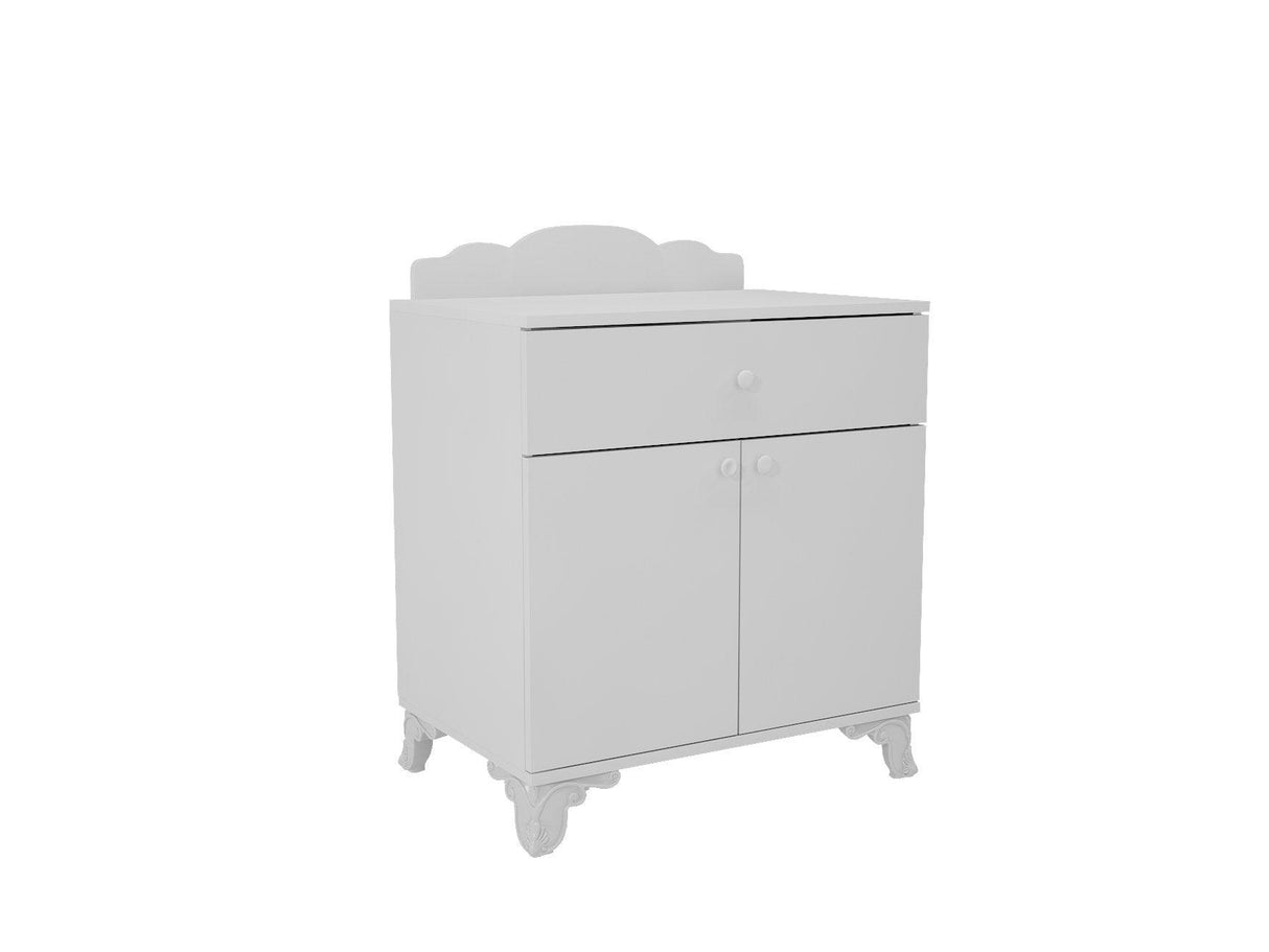 Dulap Vega - White, Alb, 40x84x75 cm