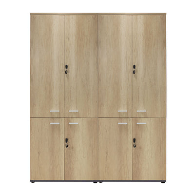 Dulapuri Lotus cu 4 usi Stejar-Gri, inchis, 160x40x200 cm, imagine suplimentara