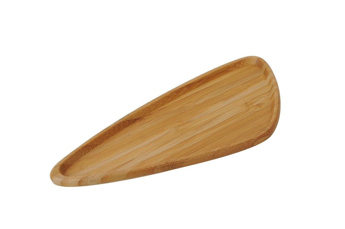 Tablă de prezentare a alimentelor din bambus Viego, Nuc, 11x1x25 cm