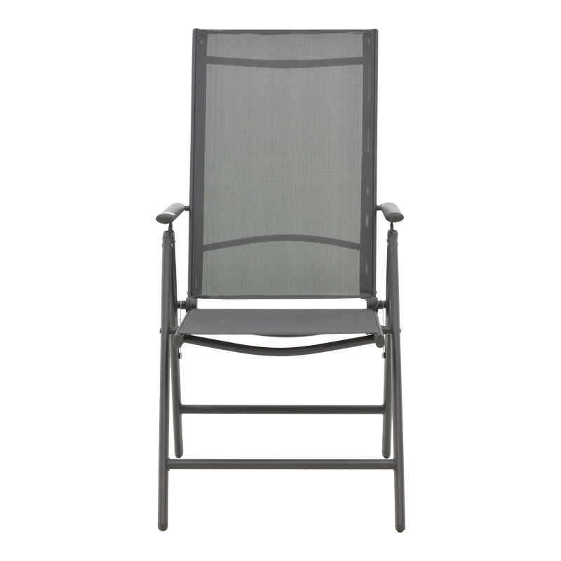 Fotoliu Candor metal antracit si textil, Gri, 65x56x106 cm, perspectiva suplimentara
