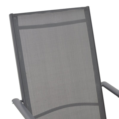 Fotoliu Candor metal antracit si textil, Gri, 65x56x106 cm, foto produs 6