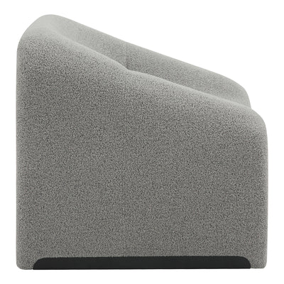 Fotoliu Clous boucle tesatura, Gri, 86x77x74 cm, detaliu produs