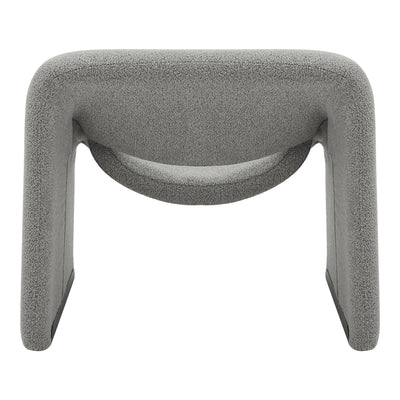 Fotoliu Clous boucle tesatura, Gri, 86x77x74 cm, foto produs