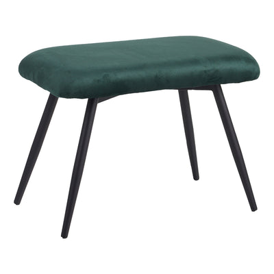 Fotoliu cu taburet Rueda, Verde inchis, 71x66x99 cm, foto produs 8