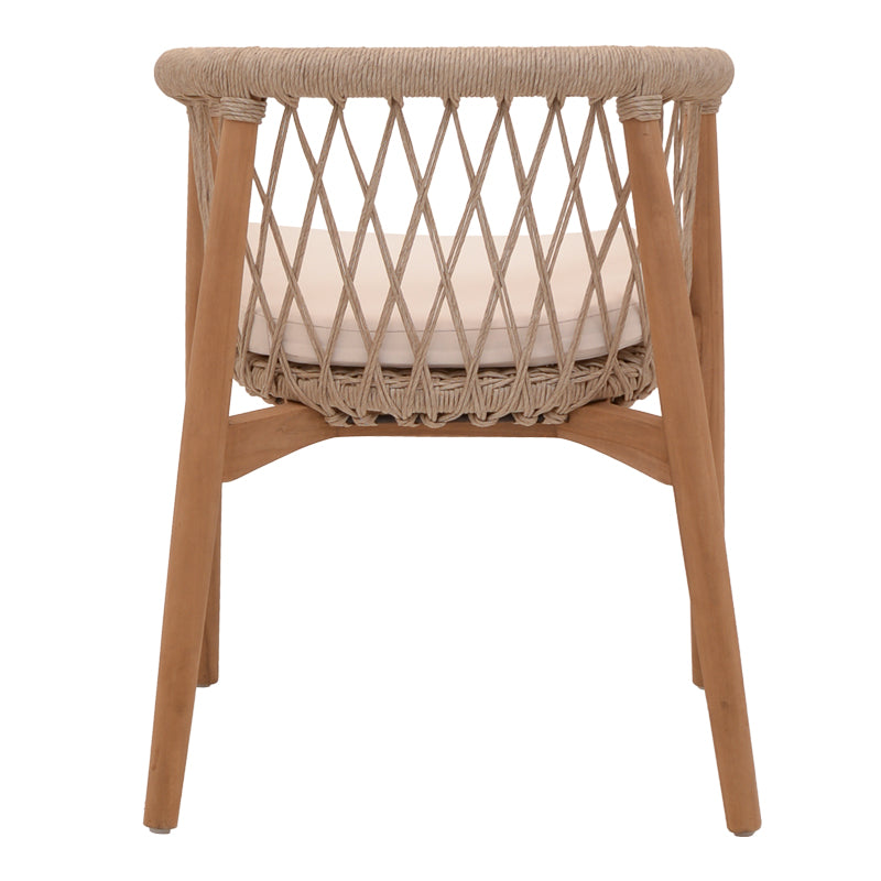 Fotoliu de gradina Abby Boho, Natural, 60x58x78 cm