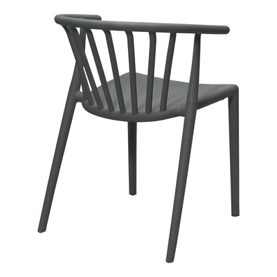 Fotoliu de gradina Armchair, Gri inchis, 55x53x73 cm, imagine suplimentara