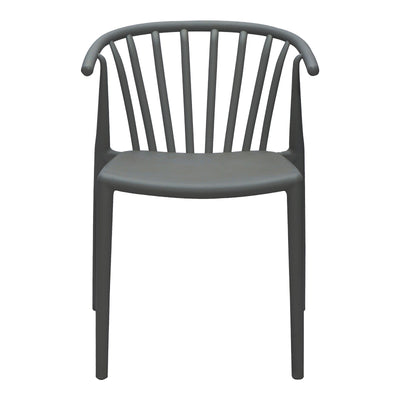 Fotoliu de gradina Armchair, Gri inchis, 55x53x73 cm, perspectiva suplimentara