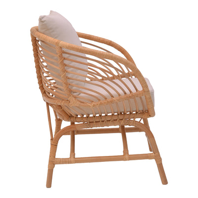Fotoliu de gradina Caxen Boho, Natural, 72x63x75 cm, detaliu produs