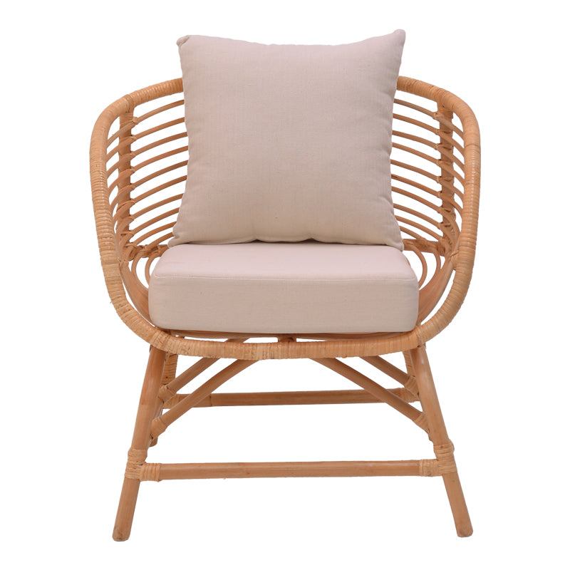 Fotoliu de gradina Caxen Boho, Natural, 72x63x75 cm
