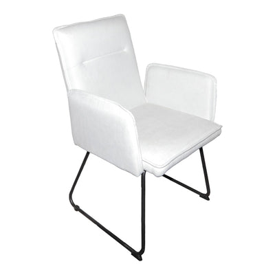 scaun Fotoliu Essential din tesatura bej de metal negru 55x59x89 cm
