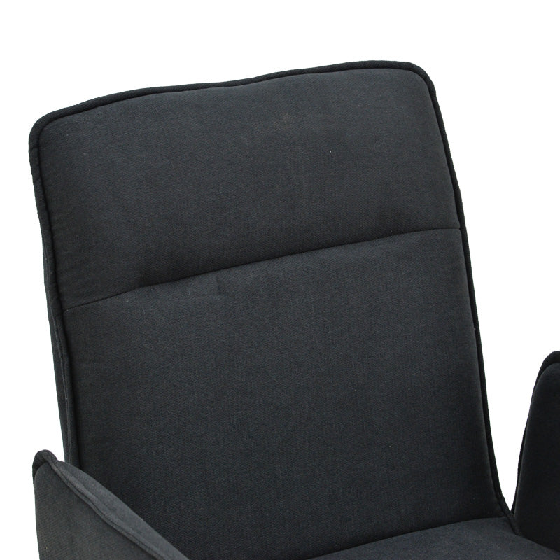 Fotoliu Essential tesatura, neagra, 56x59x89 cm