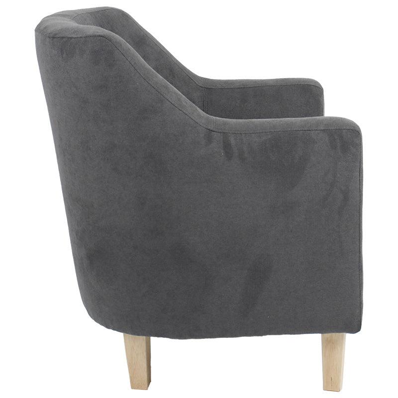 Fotoliu Joyful textil 71x71x81cm - Antracit