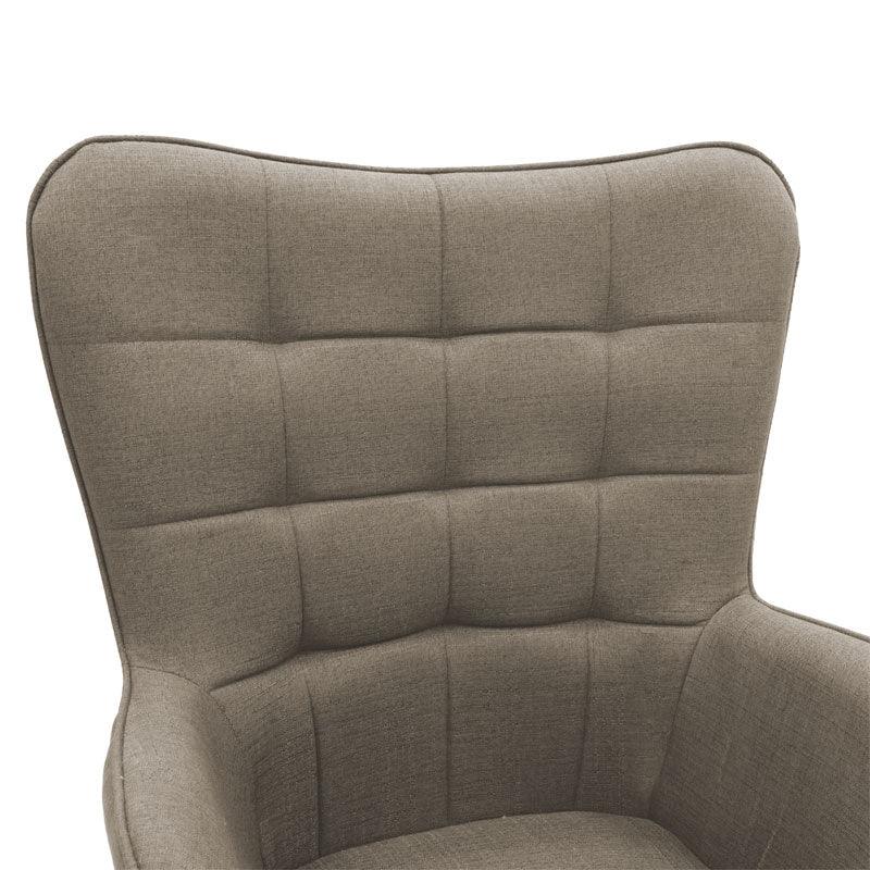 Fotoliu Maddison, Gri - Roz, 68x72x988 cm - Bej
