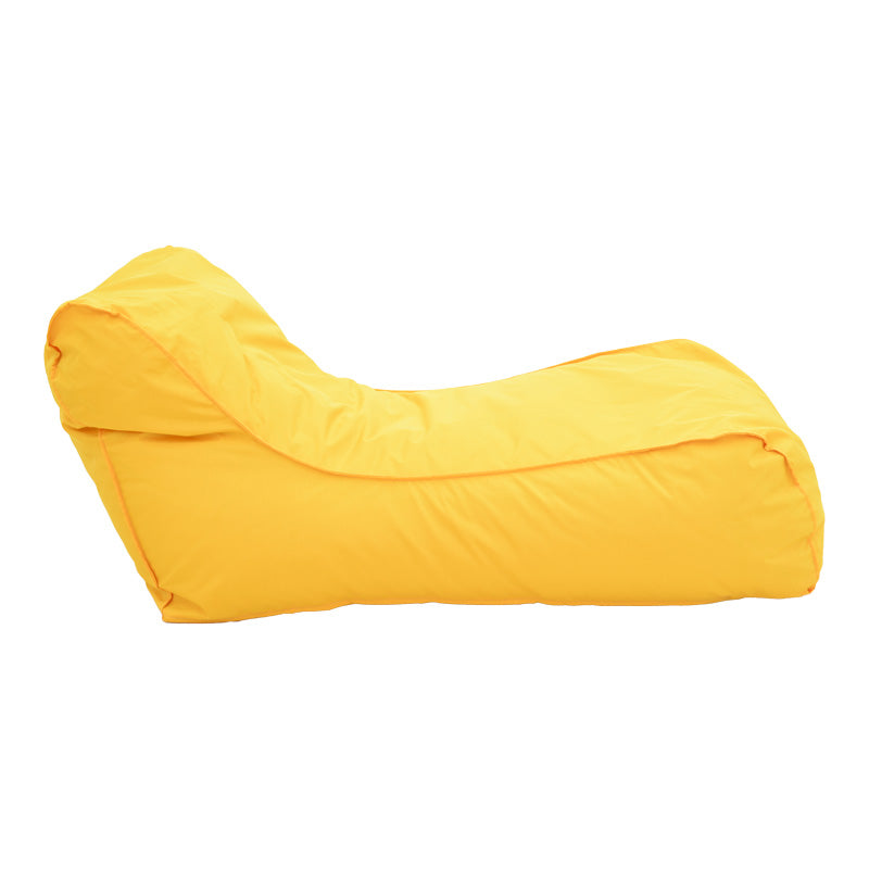 Fotoliu puf impermeabil Lara, Waterproof, Galben, 60x150x40 cm