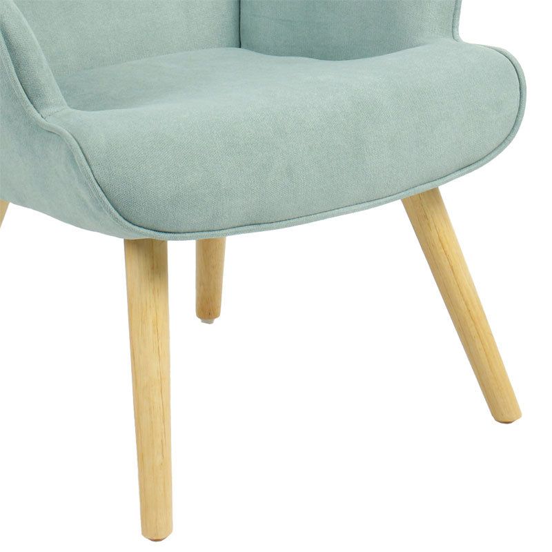 Fotoliu Tesatura fluffy verde aprins-Natural, 75x69x96 cm, foto produs 7