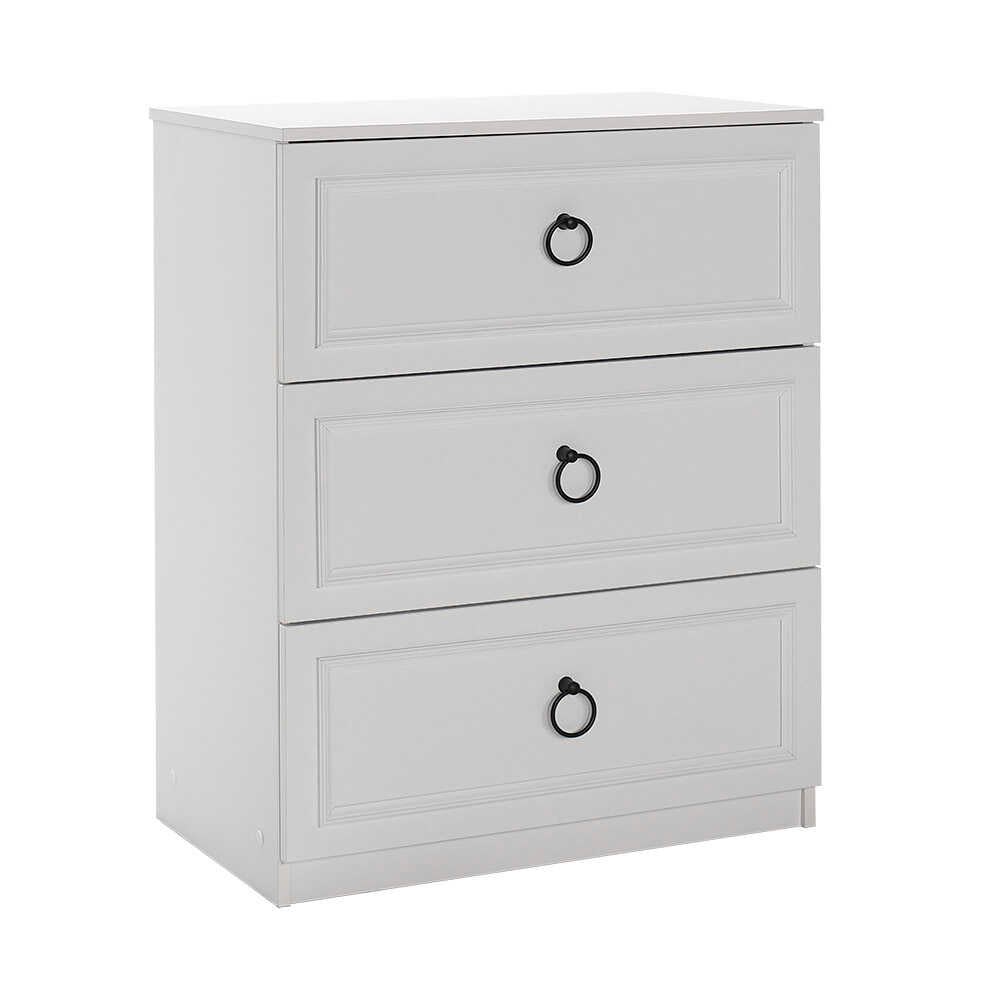 Comoda Adore Hampton, 3 sertare, 72 x 93 x 44 cm