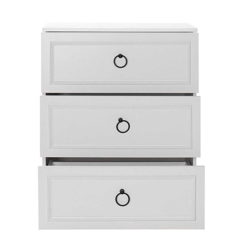 Comoda Adore Hampton, 3 sertare, 72 x 93 x 44 cm