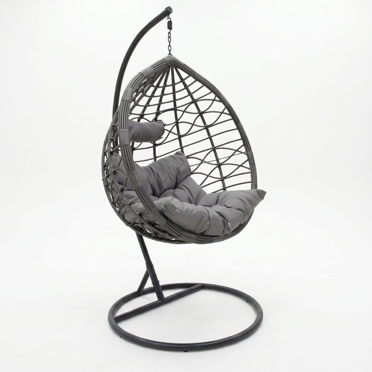 Hudson leagan agatat metal-pp-perna, Gri, 109x119x195 cm