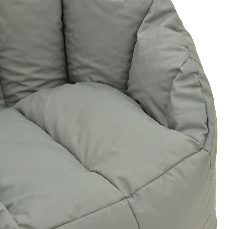 Taburet impermeabil Kerlon, Piele ecologica, Portocaliu, 80x65 cm - Gri