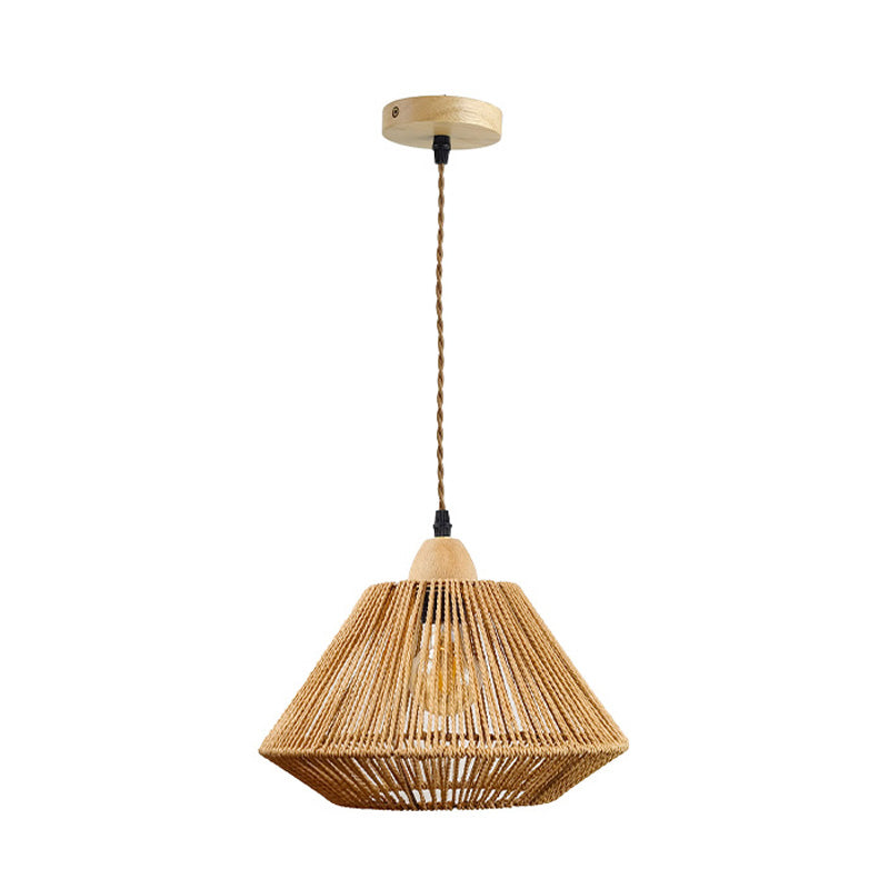 lustra Lampa Boho Ligua, Natural, 30x30x22 cm