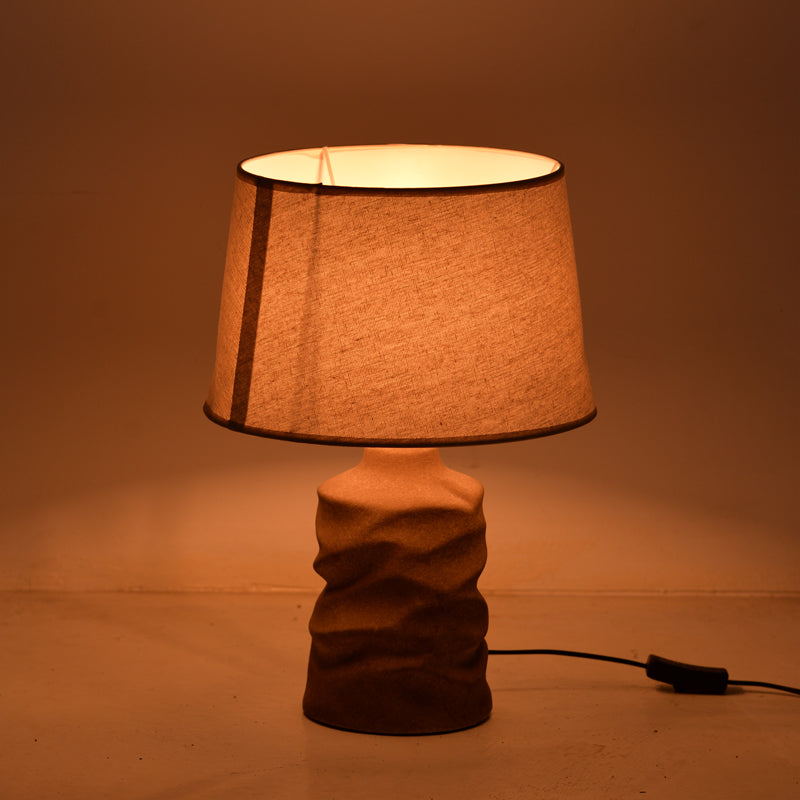 Veioza Wabbi, ceramica, D28x41 cm - Gri-Bej