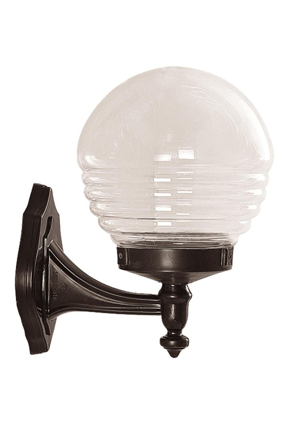 Lampă de perete de exterior BAP12 Outdoor Wall Lamp, Negru, 25x30x20 cm