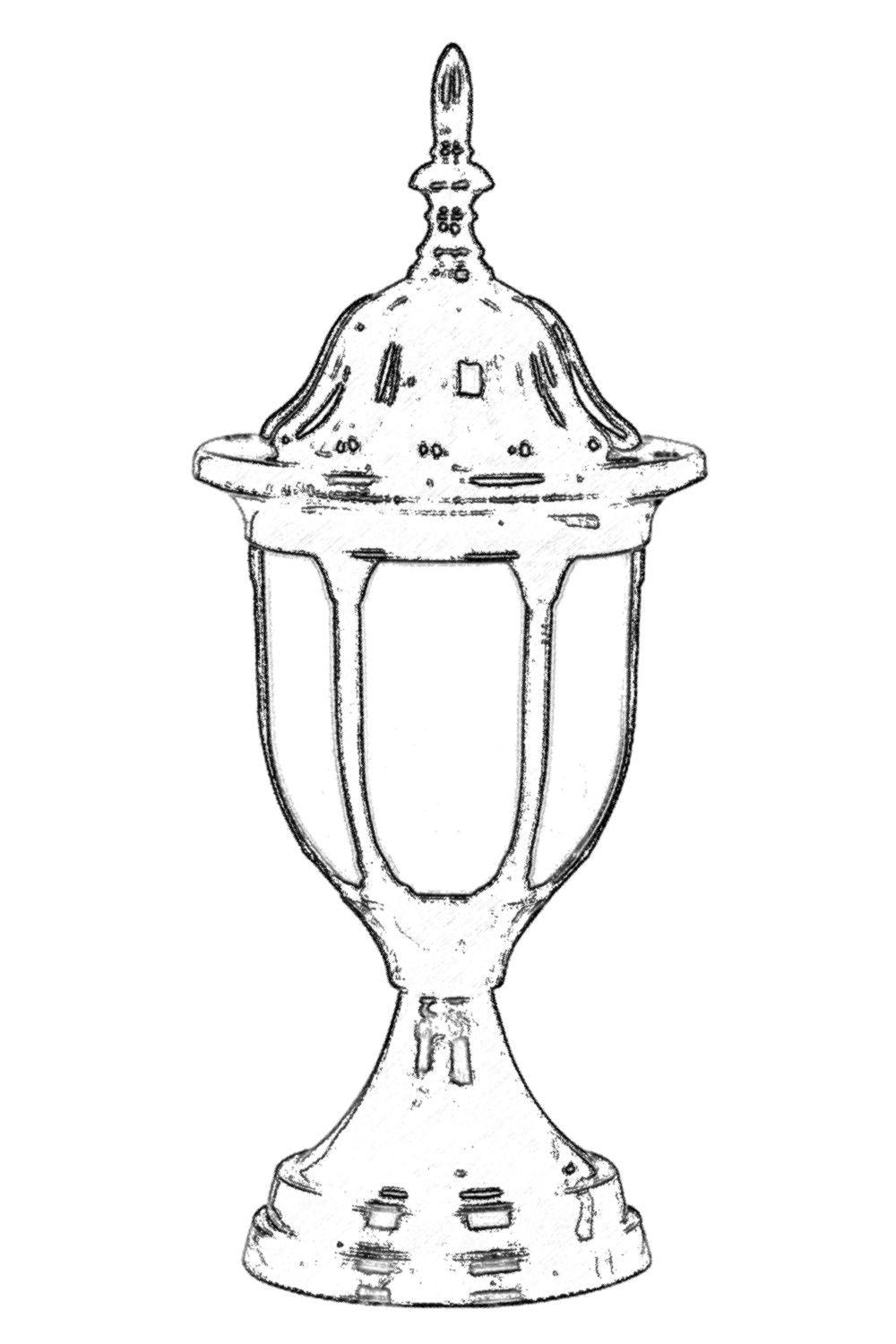 Lampă de perete de exterior BSU 13 Outdoor Wall Lamp, Negru, 16x40x16 cm