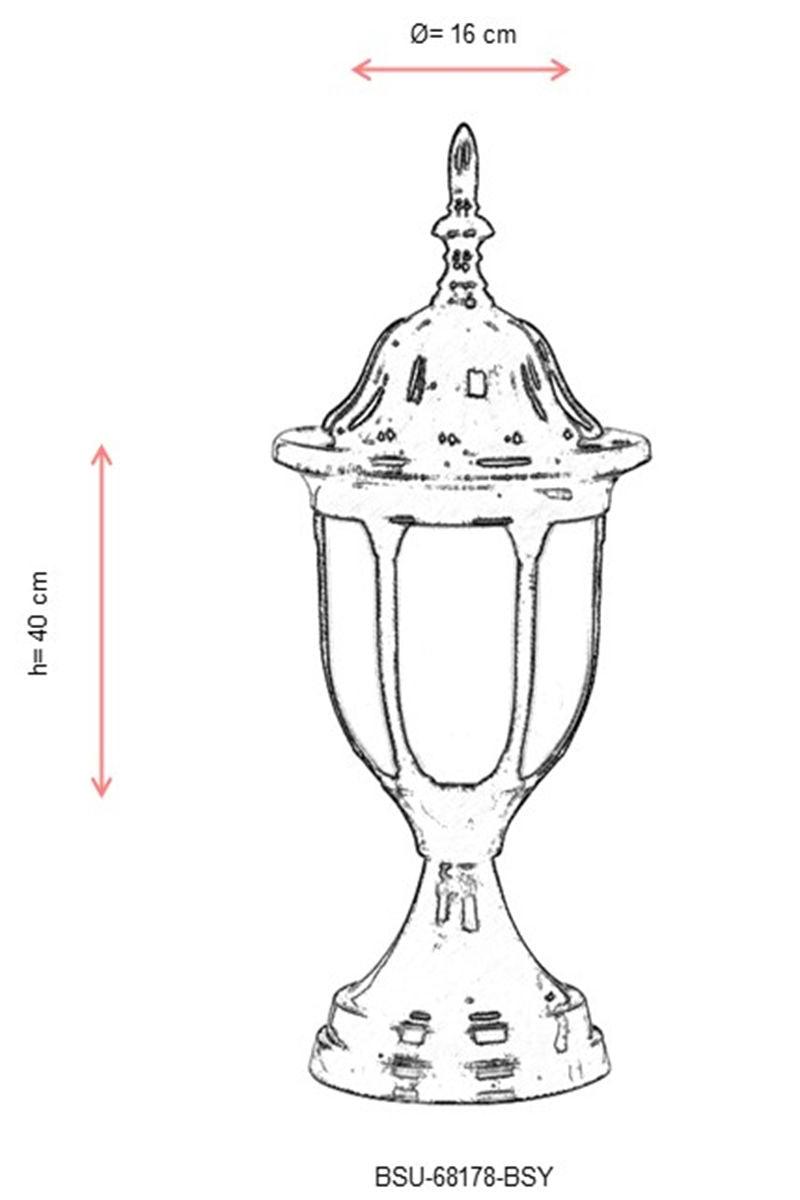 Lampă de perete de exterior BSU 13 Outdoor Wall Lamp, Negru, 16x40x16 cm