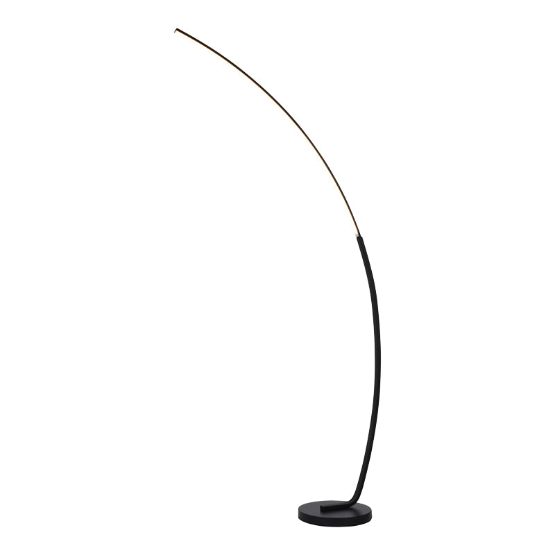 Lampa de podea Archer, Metal, 70x28x165 cm - Negru