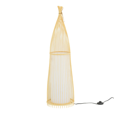 Lampa de podea Florance bambus Natural D28x100 cm