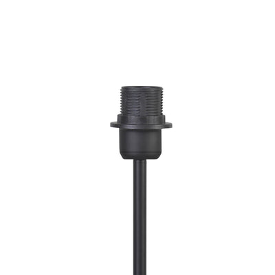 Lampa de podea Lumider din tesatura-metal, neagra, D35x152 cm, detaliu produs
